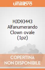 HJD93443 Alfanumerando Clown ovale (1pz) giochi