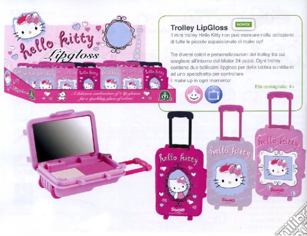 Hello Kitty - Mini Trolley Lip Gloss gioco