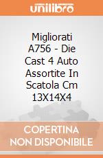 Migliorati A756 - Die Cast 4 Auto Assortite In Scatola Cm 13X14X4 gioco di Migliorati