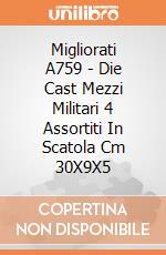 Migliorati A759 - Die Cast Mezzi Militari 4 Assortiti In Scatola Cm 30X9X5 gioco di Migliorati