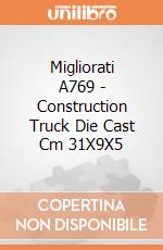 Migliorati A769 - Construction Truck Die Cast Cm 31X9X5 gioco di Migliorati