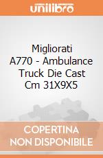 Migliorati A770 - Ambulance Truck Die Cast Cm 31X9X5 gioco di Migliorati