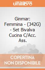Ginmar: Femmina - (342G) - Set Bivalva Cucina C/Acc. Ass. gioco