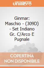 Ginmar: Maschio - (309D) - Set Indiano Gr. C/Arco E Pugnale gioco