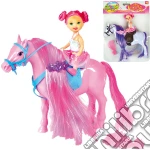Ginmar: Bambole - (382B) - Busta Cavallo C/Criniera Lunga C/Bambolina giochi