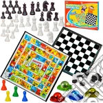 Ginmar: Giochi Tavolo - (207D) - Conf. Giochi 3 In 1 Dama Scacchi Oca giochi