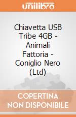 Chiavetta USB Tribe 4GB - Animali Fattoria - Coniglio Nero (Ltd) gioco di Maikii