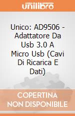 Unico: AD9506 - Adattatore Da Usb 3.0 A Micro Usb (Cavi Di Ricarica E Dati) giochi
