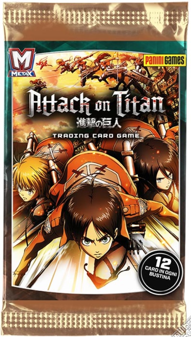 Attack on Titan Card 1 Busta gioco di CAR