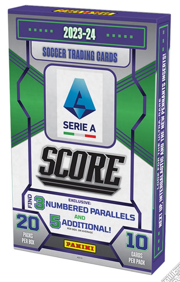 PANINI Serie A Score Cards 2023-24 Retail Box 20 Buste gioco di CAR