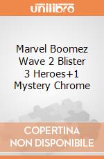 Marvel Boomez Wave 2 Blister 3 Heroes+1 Mystery Chrome gioco di FIGU
