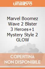Marvel Boomez Wave 2 Blister 3 Heroes+1 Mystery Style 2 GLOW gioco di FIGU