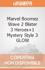 Marvel Boomez Wave 2 Blister 3 Heroes+1 Mystery Style 3 GLOW gioco di FIGU