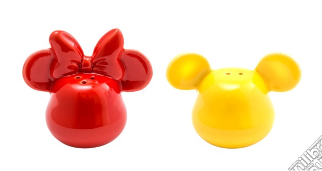 Topolino - Sale E Pepe In Ceramica 3D 11X7X7 Cm In Confezione Regalo - Giallo E Rosso gioco di Joy Toy