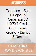 Topolino - Sale E Pepe In Ceramica 3D 11X7X7 Cm In Confezione Regalo - Bianco E Nero gioco di Joy Toy