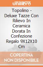 Topolino - Deluxe Tazze Con Rilievo In Ceramica Dorata In Confezione Regalo 9X12X10 Cm gioco di Joy Toy