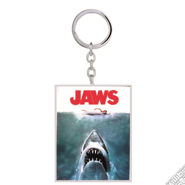 Jaws - Portachiavi 2D In Metallo Su Backercard 7,5X0,5X17,5 Cm gioco di Joy Toy