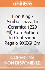 Lion King - Simba Tazza In Ceramica (220 Ml) Con Piattino In Confezione Regalo 9X6X9 Cm gioco di Joy Toy