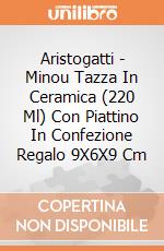 Aristogatti - Minou Tazza In Ceramica (220 Ml) Con Piattino In Confezione Regalo 9X6X9 Cm gioco di Joy Toy