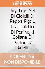 Joy Toy: Set Di Gioielli Di Peppa Pig: 1 Braccialetto Di Perline, 1 Collana Di Perline, 2 Anelli giochi