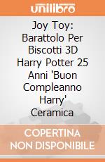 Joy Toy: Barattolo Per Biscotti 3D Harry Potter 25 Anni "Buon Compleanno Harry" Ceramica giochi