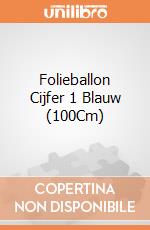 Folieballon Cijfer 1 Blauw (100Cm) gioco di Witbaard
