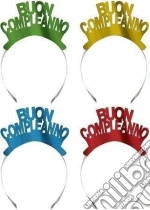 Bigiemme: Party: Tiara Buon Compleanno Cartoncino 8X12 Cm Qs giochi