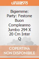 Bigiemme: Party: Festone Buon Compleanno Jumbo 294 X 20 Cm Inter Q giochi