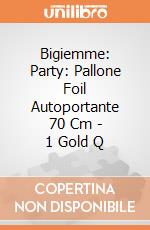 Bigiemme: Party: Pallone Foil Autoportante 70 Cm - 1 Gold Q gioco