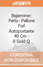 Bigiemme: Party: Pallone Foil Autoportante 40 Cm - 0 Gold Q gioco
