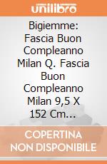Bigiemme: Fascia Buon Compleanno Milan Q. Fascia Buon Compleanno Milan 9,5 X 152 Cm Poliestere gioco