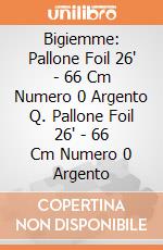 Bigiemme: Pallone Foil 26' - 66 Cm Numero 0 Argento Q. Pallone Foil 26' - 66 Cm Numero 0 Argento giochi