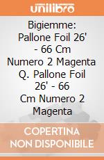 Bigiemme: Pallone Foil 26' - 66 Cm Numero 2 Magenta Q. Pallone Foil 26' - 66 Cm Numero 2 Magenta giochi