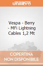 Vespa - Berry - MFi Lightning Cables 1,2 Mt gioco