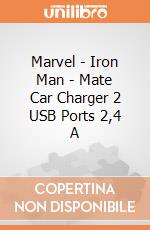 Marvel - Iron Man - Mate Car Charger 2 USB Ports 2,4 A gioco