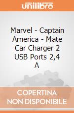 Marvel - Captain America - Mate Car Charger 2 USB Ports 2,4 A gioco