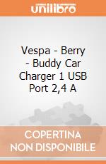Vespa - Berry - Buddy Car Charger 1 USB Port 2,4 A gioco