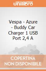 Vespa - Azure - Buddy Car Charger 1 USB Port 2,4 A gioco