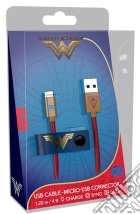 TRIBE Cavo Micro USB 1,2m DC WonderWoman gioco di HSP