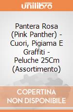 Pantera Rosa (Pink Panther) - Cuori, Pigiama E Graffiti - Peluche 25Cm (Assortimento) giochi