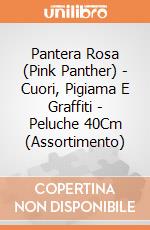 Pantera Rosa (Pink Panther) - Cuori, Pigiama E Graffiti - Peluche 40Cm (Assortimento) giochi