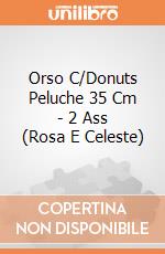 Orso C/Donuts Peluche 35 Cm - 2 Ass (Rosa E Celeste) gioco di Pts