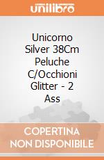 Unicorno Silver 38Cm Peluche C/Occhioni Glitter - 2 Ass gioco di Pts