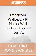 Imagicom Wallpj32 - Pj Masks Wall Sticker Gekko 2 Fogli A3 gioco di Imagicom