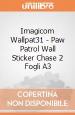 Imagicom Wallpat31 - Paw Patrol Wall Sticker Chase 2 Fogli A3 gioco di Imagicom