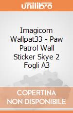 Imagicom Wallpat33 - Paw Patrol Wall Sticker Skye 2 Fogli A3 gioco di Imagicom