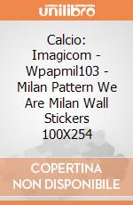 Calcio: Imagicom - Wpapmil103 - Milan Pattern We Are Milan Wall Stickers 100X254 giochi