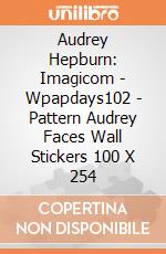 Audrey Hepburn: Imagicom - Wpapdays102 - Pattern Audrey Faces Wall Stickers 100 X 254 giochi
