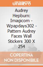 Audrey Hepburn: Imagicom - Wpapdays302 - Pattern Audrey Faces Wall Stickers 300 X 254 giochi