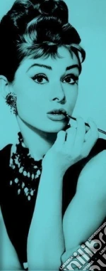 Audrey Hepburn: Imagicom - Photomdays13 - Audrey In Blue Wall Stickers 100X254 giochi